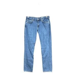 Rag & Bone Jeans Women Dre Low Rise Boyfriend Blue 26